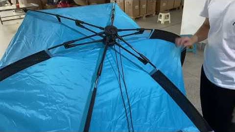 NARMAY Sun Shelter Beach Tent folding instruction video