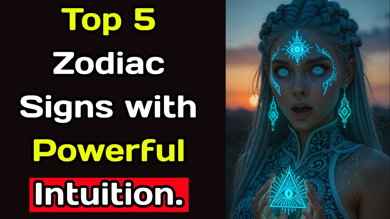 Top 5 Zodiac Signs with Powerful Intuition. - YouTube