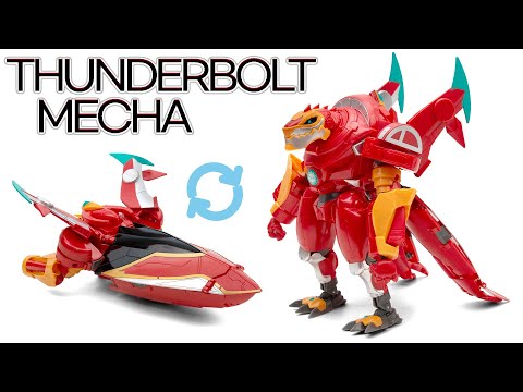 Full Metal Armor SpaceGuardian <strong>ThunderBolt</strong> Mecha 2004 TRex SpaceShip Transformation