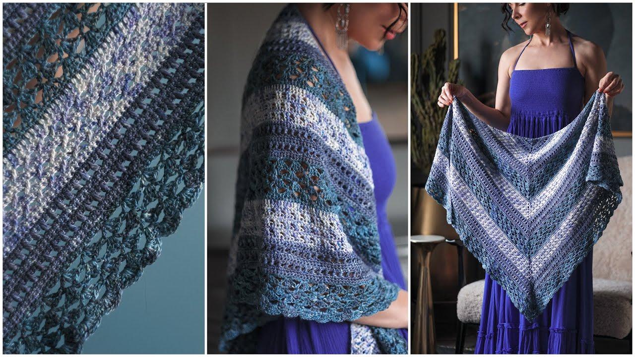 Простые пошаговые инструкции: свяжите крючком 3 особых узора для потрясающей шали Чионе!