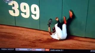 Denard Span Falling Catch Cubs Giants Details