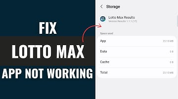 How to Fix Lotto Max App Not Working 2025 (Full Guide)