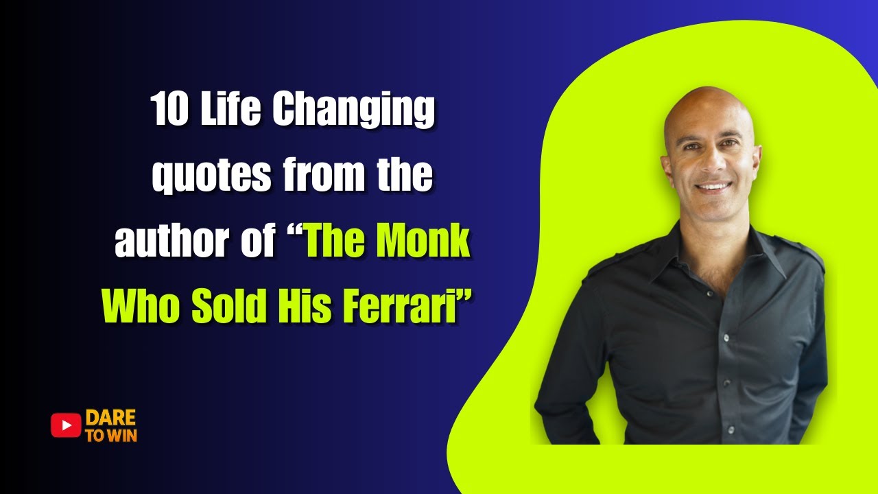 TRANSFORM YOUR LIFE | 10 Life Changing Quotes from Robin Sharma | 