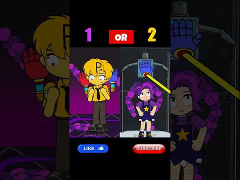 1 or 2? NO CHEATING! Which Ending is The Best? Poppy Playtime Animation #poppyplaytime