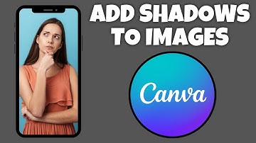 How To Add Shadows To Images In Canva Mobile App | Canva Tutorial