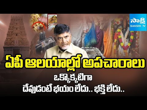 Sakshi Ground Report: Chandrababu Govt Conspiracy On Hindu Temples | Draksharamam Shiva Lingam - SAKSHITV