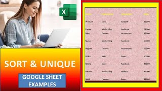 Details Unique and Sort Google Sheet | #excelfansonly | #exceltutorial News