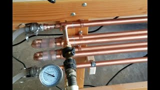Homebrew Counter-Flow Chiller Test