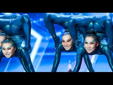 Engara Contortion: Otherworldly Russian Girls WOW's BGT | Auditions 4 | Britain’s Got Talent 2017