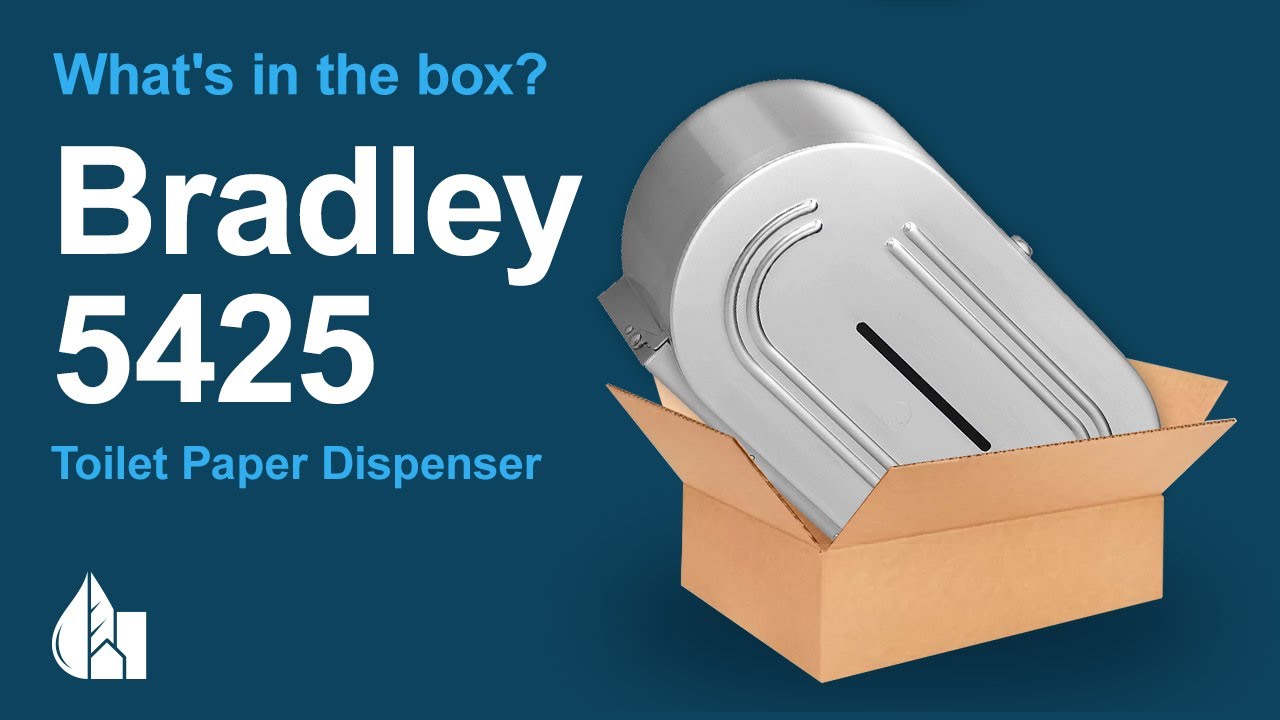 Bradley Dual Jumbo Roll Toilet Tissue Disp, 5425-00 - What's in the box