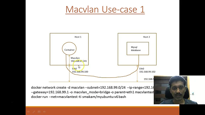 Docker Networking Tip - Macvlan driver