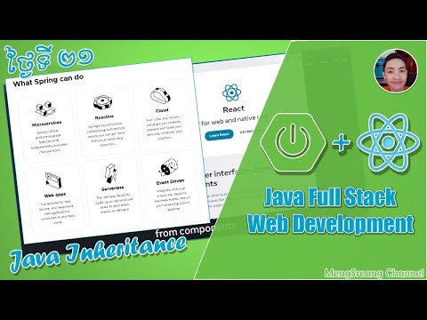 Java Full Stack Web Development - Java Inheritance Day 21 | MengSreang Channel