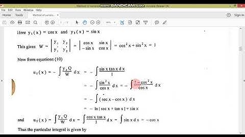 Method of variation of parameters problems//ODE//M.Adnan Anwar