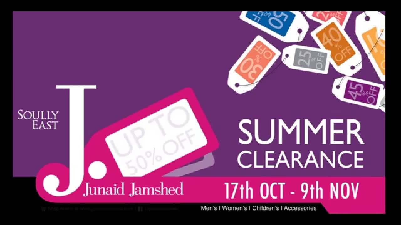 J. Summer Clearance Sale is in town!