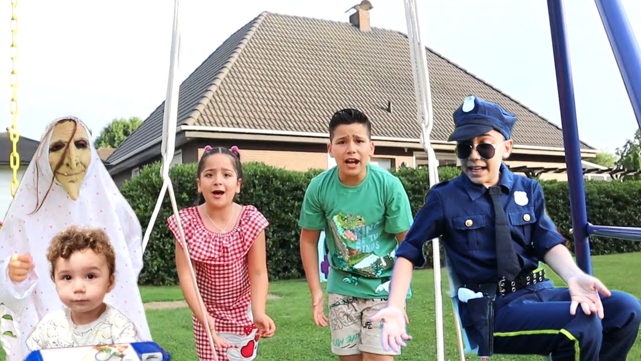 فلم قصير المربية الشريرة دخلت ع بيتنا وخطفت اخونا غيث !!غزل وتيم