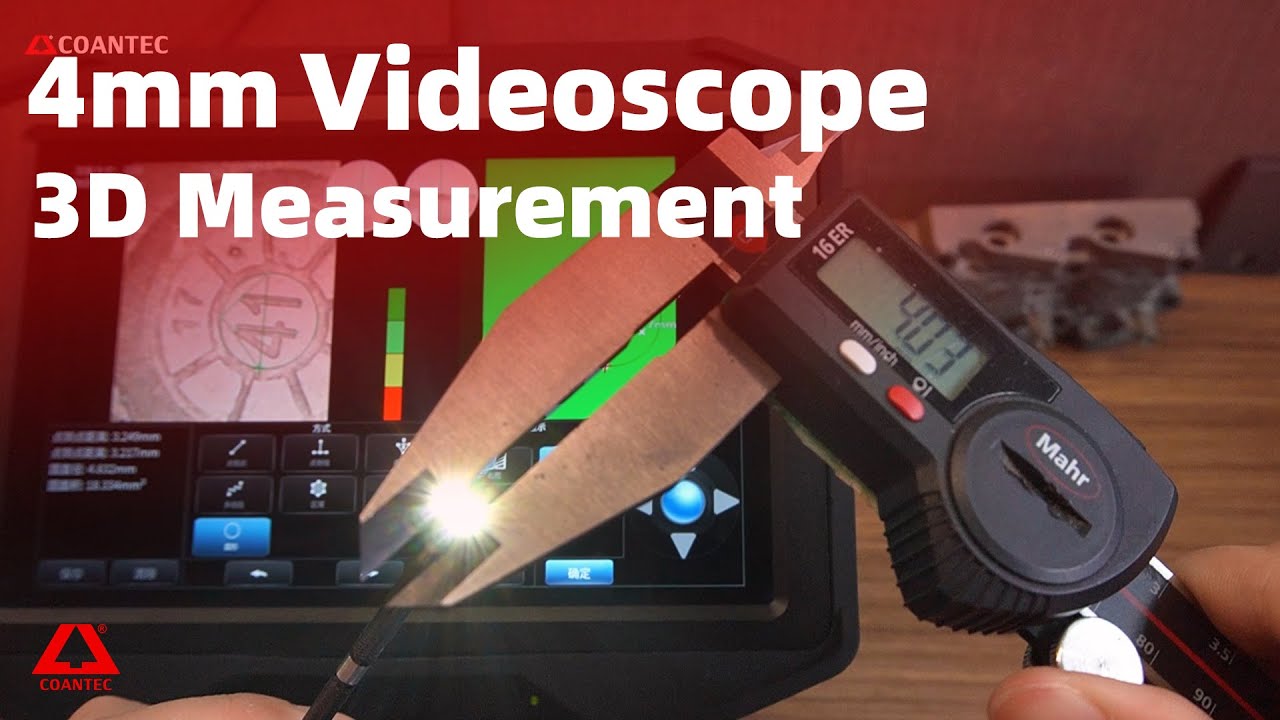 COANTEC X5 | 4mm Industrial Videoscope | 3D Measurement | Endoscope | Borescope