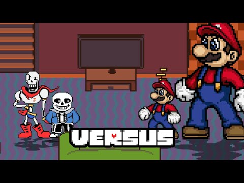 Undertale サンズ(Sans) & パピルス(Papyrus) VS スーパーマリオブラザーズ [MUGENバトル]