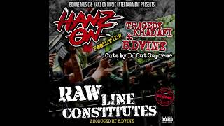 Hanz On - "Raw Line Constitutes" Ft. Tragedy Khadafi & B. Dvine (Cuts by DJ Cut Supreme)