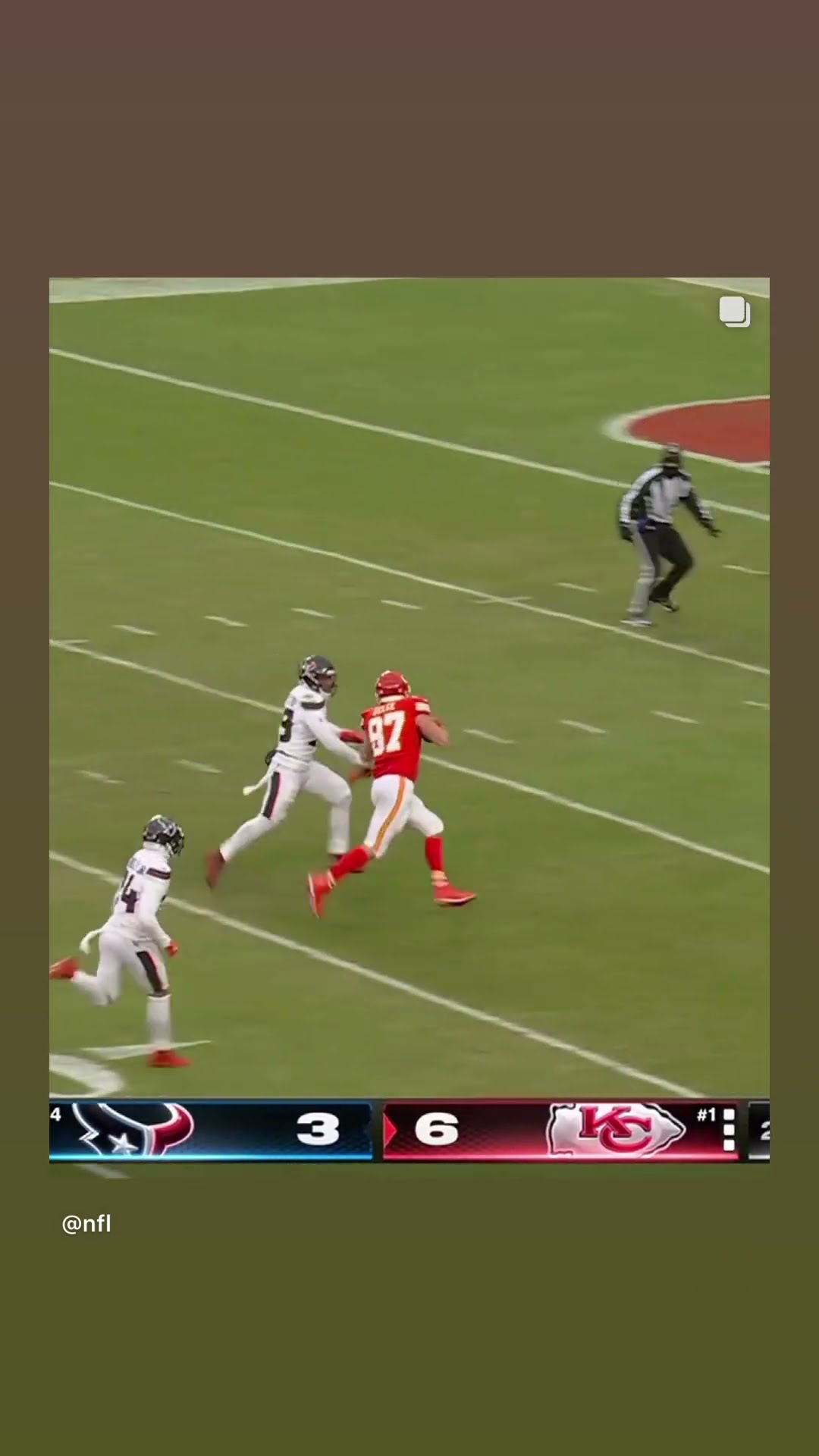 He broke multiple tackles #hoodnews #traviskelce #chiefs #NFL #sports #viralvideo #omg #how #wow #us