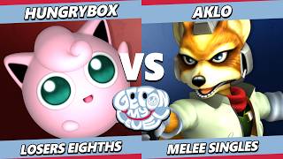 GOML 2026 TOP 8 - Hungrybox (Jigglypuff) Vs. Aklo (Fox) Smash Melee - SSBM