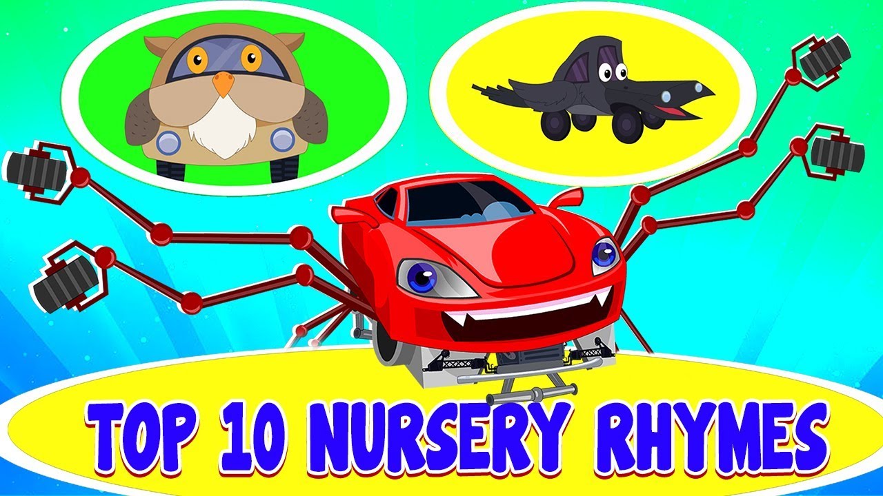 10 สุดยอดเด็กบ๊อง | บทกวีของเด็ก | Top 10 Nursery Rhymes | Little Red Car Thailand | เพลงเด็กเล็ก