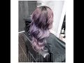 Washing violet hair