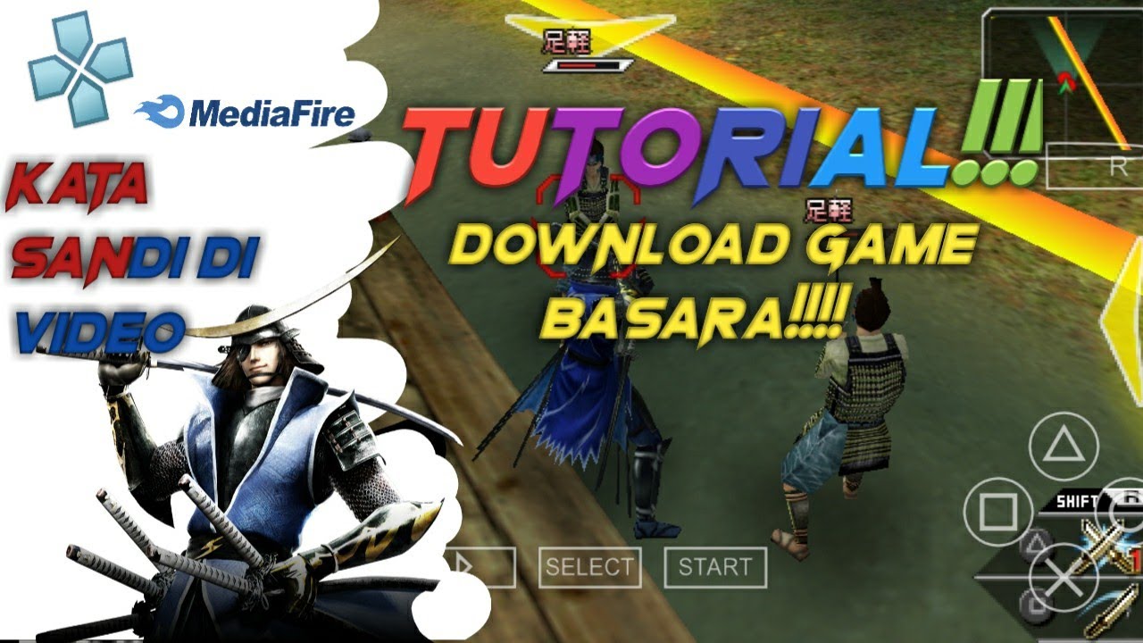 TUTORIAL,DOWNLOAD GAME (BASARA) PPSSPP GAMPANG!!!! YouTube