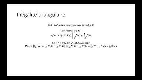 Intégration au sens d