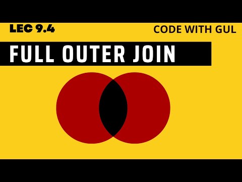 Full Outer Join In Sql | With Example | SQL |