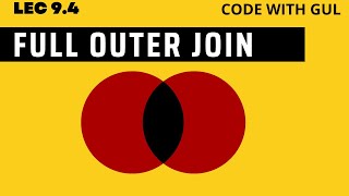 Full Outer Join In Sql | With Example | SQL |