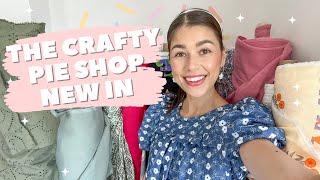 Fabric Chat: New in at The Crafty Pie Shop, Sewing Plans & More!