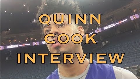 QUINN COOK interview from 2018 NBA Finals Media Day at Oracle Arena