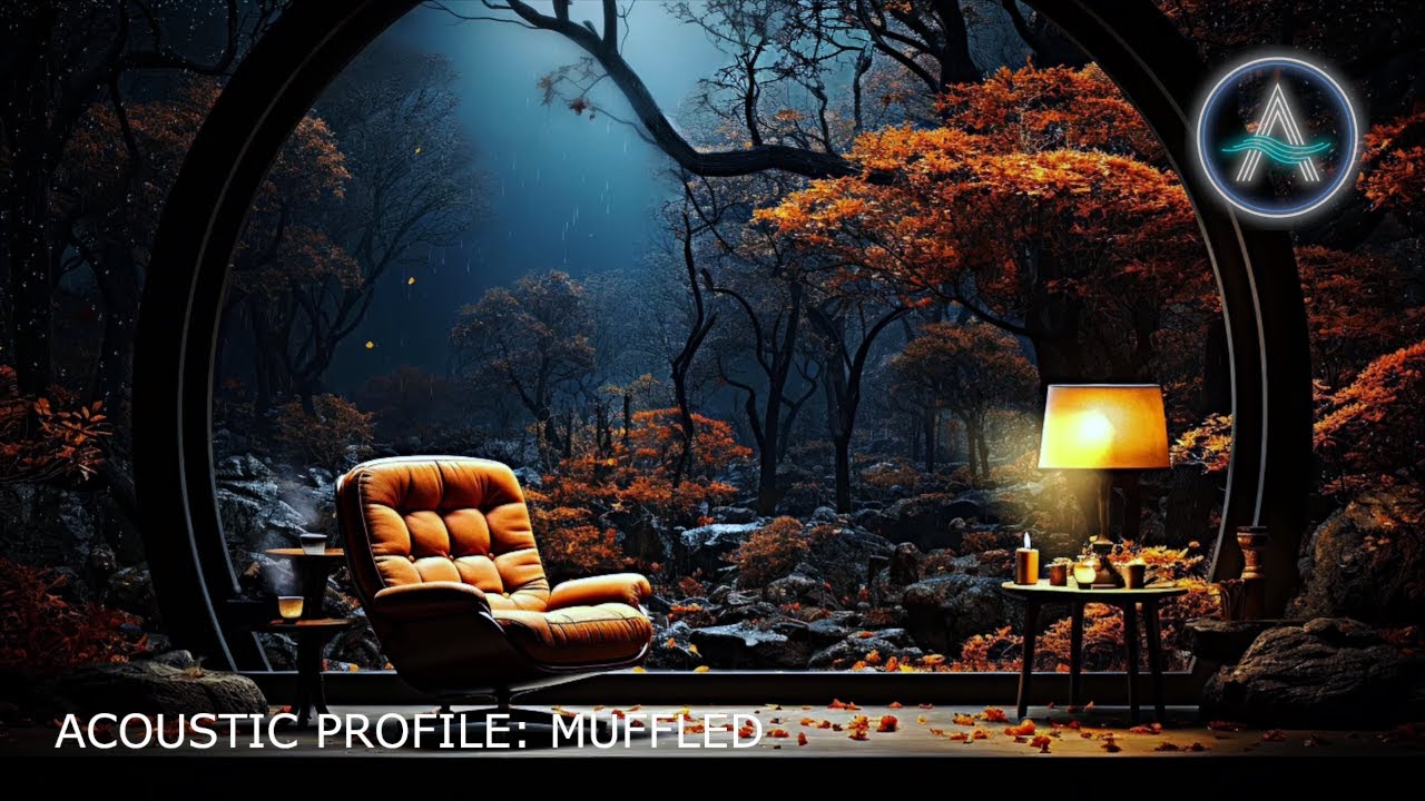 Midnight Library Rain | Muffled Study Ambience | Aether-02: Private Archive