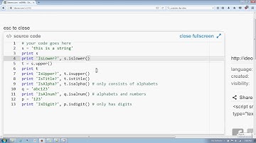 Python string part 3 (isalpha, isdigit, istitle, isalnum, isupper, islower) in Hindi