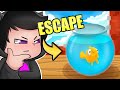 😱 ¡SOY UN PEZ TRAVIESO! 🐠 ¿¡ESCAPAMOS DE LA PECERA!?