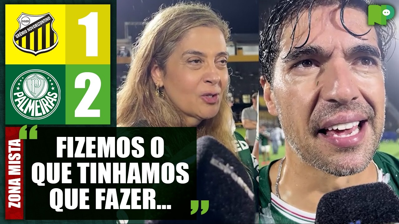VEJA O QUE ABEL, LEILA E JOGADORES FALARAM NO CAMPO APÓS O TÍTULO DO PALMEIRAS NO PAULISTÃO 2026