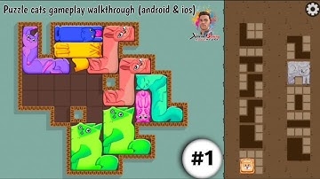 Puzzle Cats - Gameplay Walkthrough #1 (ios & android) #games #funny