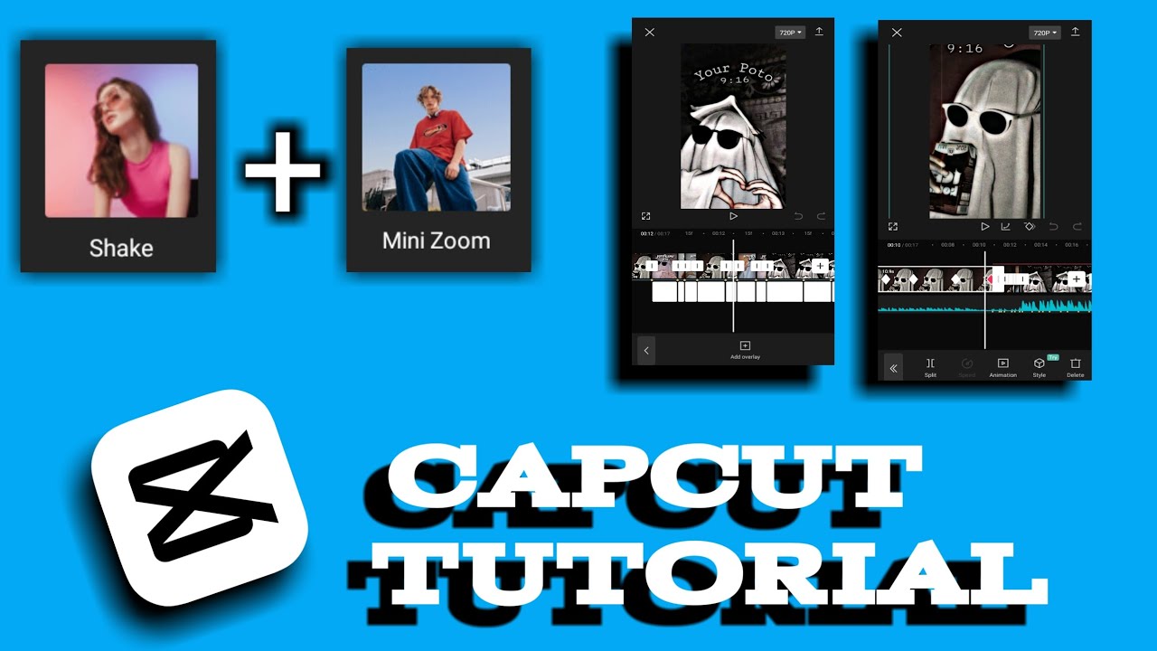 Capcut tutorial | Keyframe | 2clips | Graph Ripple Distortion | Shake