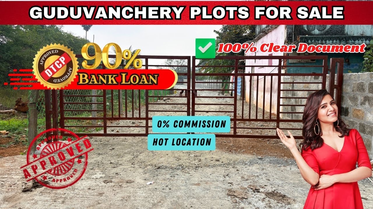 Guduvanchery land For Sale | Close To Velammal Vidhyashram | Approved Plot 