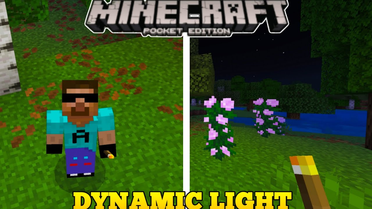 Dynamic Light Mod in Minecraft Pocket Edition | Full Review