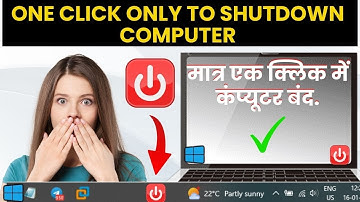 🔥🔥 Quickly Shut down with Shortcut | Shutdown your PC in 1 Click Only | shutdown computer