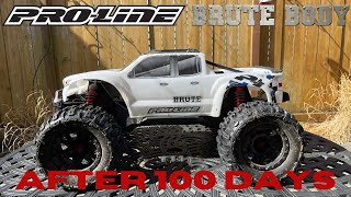 X-Maxx Proline Brute Body After 100 Days