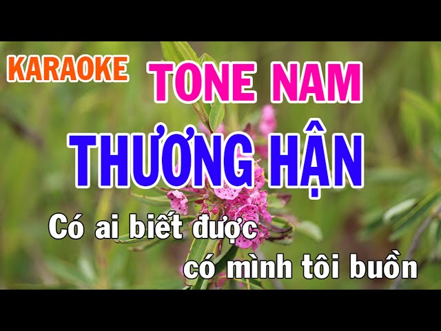 Thương Hận Karaoke Tone Nam Nhạc Sống - Phối Mới Dễ Hát - Nhật Nguyễn class=