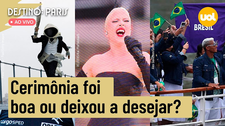 🔴 CERIMÔNIA DE ABERTURA DAS OLIMPÍADAS 2024 TEM LADY GAGA, CHUVA E ATÉ ASSASSIN'S CREED