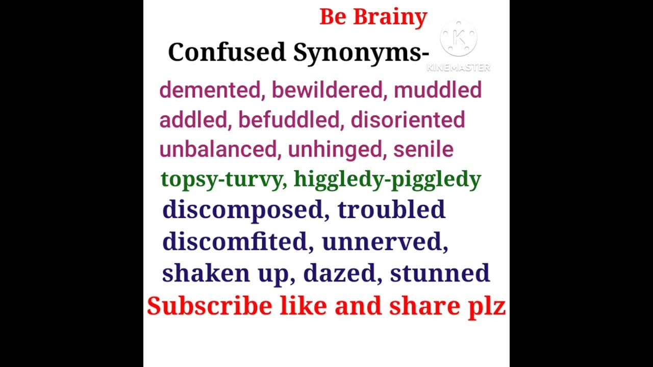 synonyms-of-confused-good-meaning-ofconfused-word-vocabulary-englis