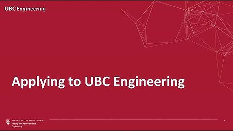 Apply to UBC Engineering