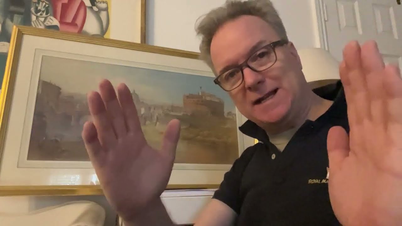 VATICAN WATERCOLOUR original HENRY PARSONS RIVIERE (1811-1888) Rome, looking towards St. Peter’s