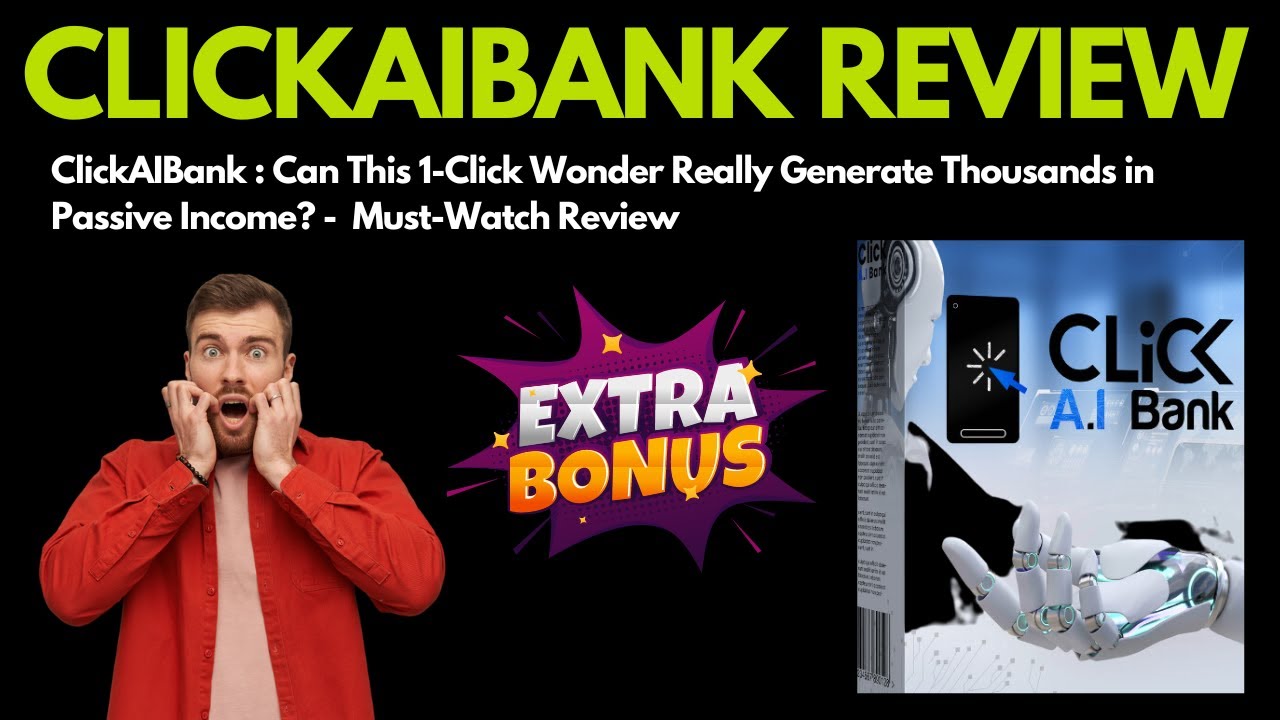 ClickAIBank Review | Skyrocket Your Income on ClickBank? | Is It a Real ...