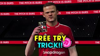 Trick To Get Free Epic Wayne Rooney In eFotball 2026 Mobile