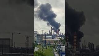 This is what happened at Moscow's largest refinery
